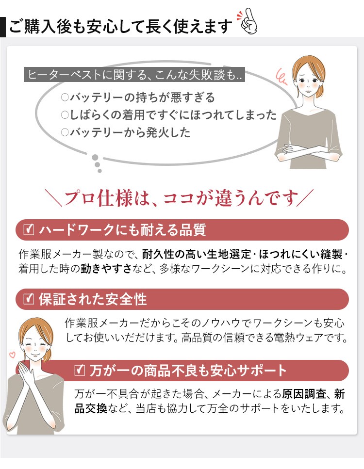 ヒーターベスト(61-8311) メイン画像④