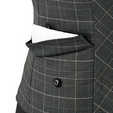 フラップ2重ポケット