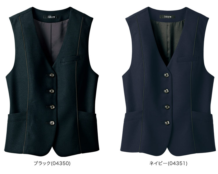 ベスト[シャドーチェック/ストレッチ](89-04350)　カラーバリエーション 
