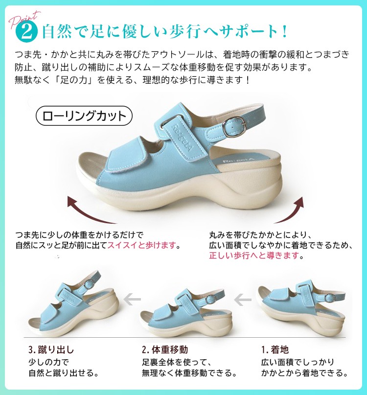 ワークコンフォートサンダル(A7-RW1001)メイン画像③