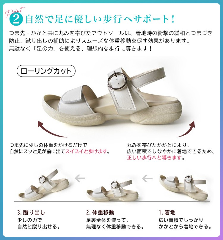 ワークグミサンダル(A7-RW1014)メイン画像③