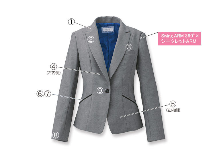 ジャケット　A9-EAJ581　詳細