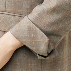 折り返し可能な袖口