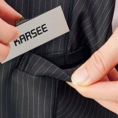 Wネームループ付き胸ポケット