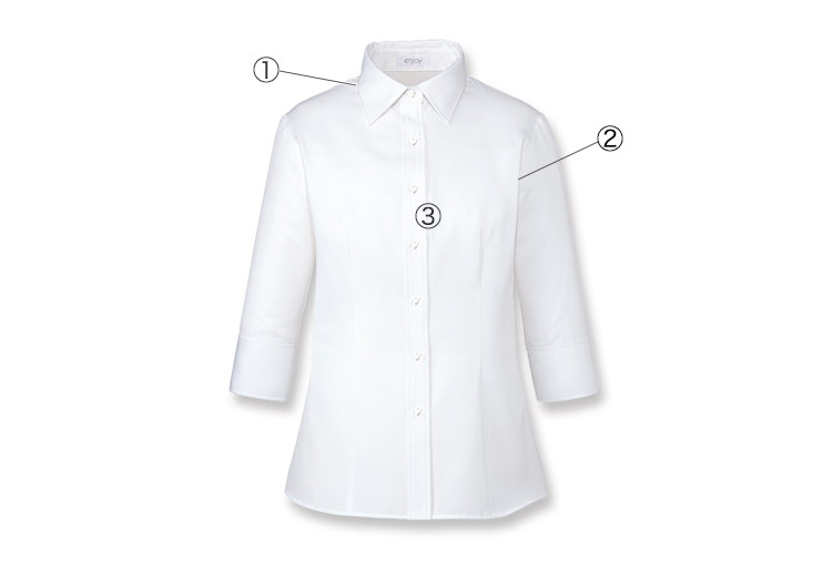 七分袖ブラウス　A9-ESB659　詳細