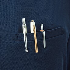 補強布仕様胸ポケット