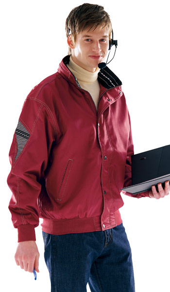 自重堂のフード付き防寒ブルゾン