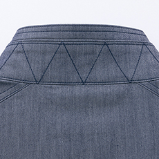 襟裏飾りステッチ