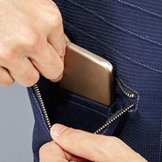 携帯電話収納ポケット