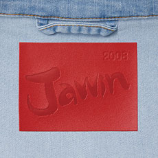 革ラベル(人工皮革)