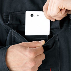 携帯電話収納ポケット