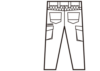 自重堂 Z-DRAGON 71402 バックスタイル