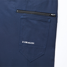 プリント入りポケット