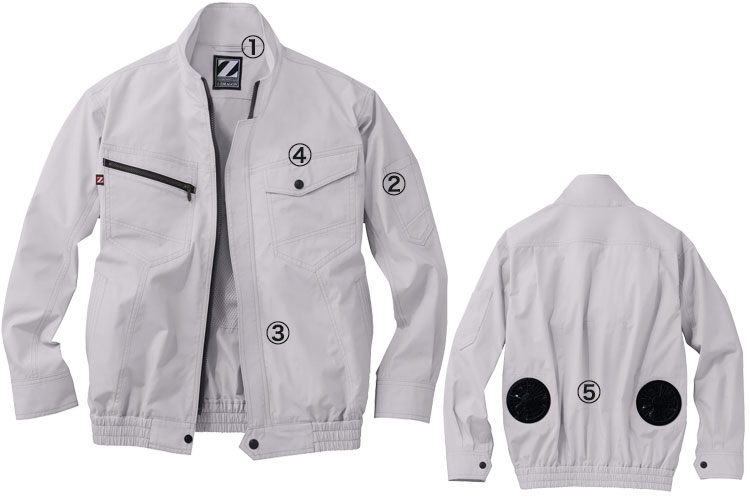 超激レア空瓶レアモルトシリーズ 3本セット 春夏用]Z-DRAGON空調服® 長袖ブルゾン[男女兼用](01-74020