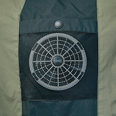 ファン脱落防止メッシュ