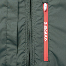 左胸ファスナーポケット