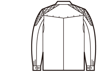 自重堂 Z-DRAGON 75404 バックスタイル