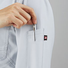 左袖ペン差し