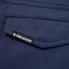 ワンポイント付きバックポケット