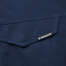 ワンポイント付き胸ポケット