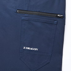 プリント入りポケット