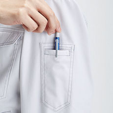 左袖ペン差し