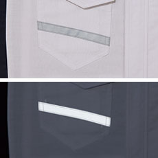 反射テープ(カーゴポケット)※右側は反射時