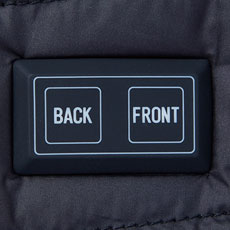 電源・温度調節ボタン