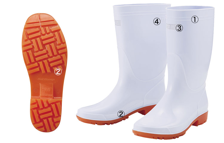 自重堂 安全長靴01-S4208 商品詳細