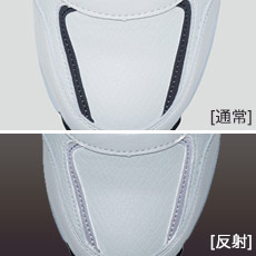 自重堂安全靴 s8171 つま先部分反射材
