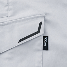 反射プリント入りフラップ