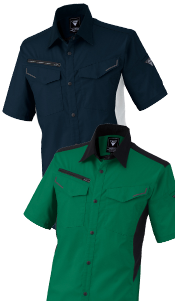 1532 バイオエコTCストレッチ半袖シャツ