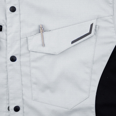 左胸ペン差し付ポケット