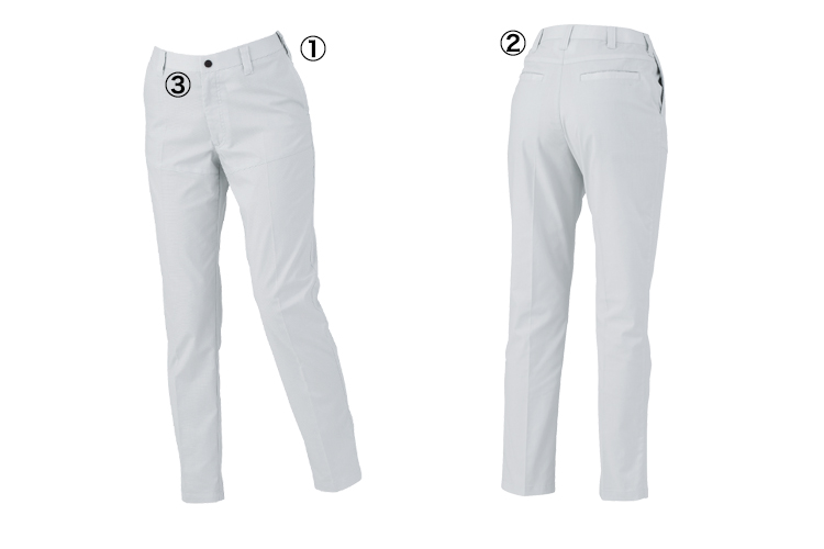 1537 バイオエコTCストレッチレディーススラックス 商品詳細