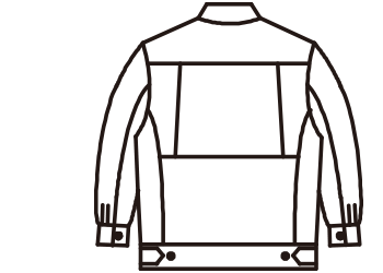 ジーベック 1700 バックスタイル