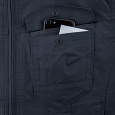 左胸二重ポケット