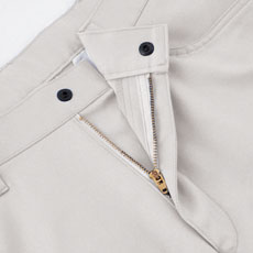 フロントは丈夫な3YGファスナー