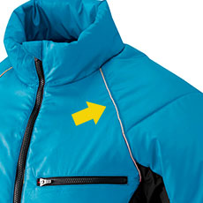 暗所で光る反射パイピング