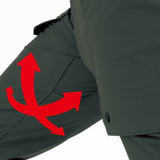 動きやすい2WAYストレッチ