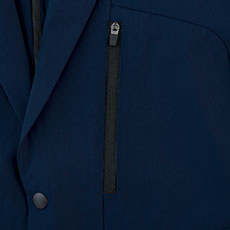 左胸ファスナーポケット