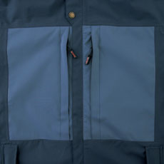 両胸止水ファスナーポケット