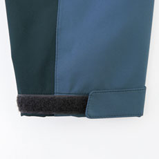 袖口面ファスナー