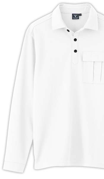 6041 JIS制電 長袖ポロシャツ