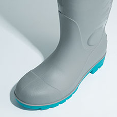 PVCインジェクション製法での成型なので、貼り合わせがなく水漏れの心配がありません。