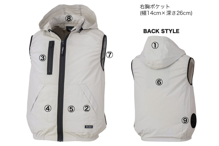 xe98029 空調服® 詳細