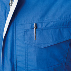 左胸フラップペン差し