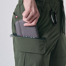 長財布・レベルブック・Phone収納ファスナーポケット