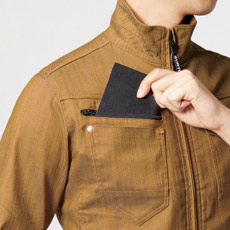 野帳(レベルブック)収納ポケット(右・深さ21cm)