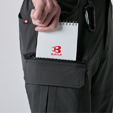 長財布・レベルブック・Phone収納ファスナーポケット