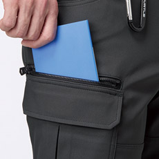 長財布・レベルブック・Phone収納ファスナーポケット